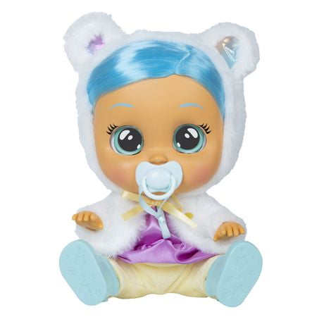 Cry Babies Dressy Kristal - Purple Dress, White Fluffy Jacket with Animal Ears - Walmart Exclusive