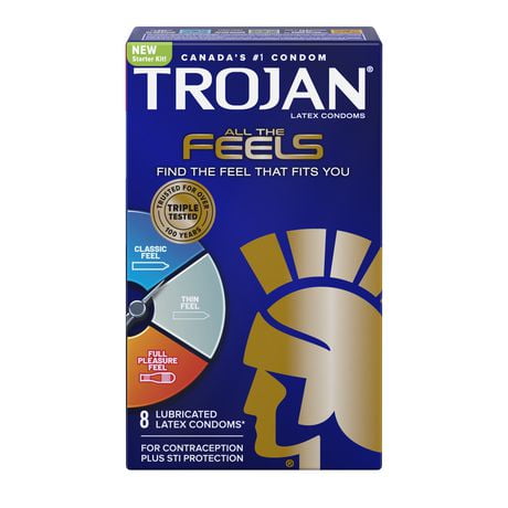 Trojan Toutes Les Sensations condoms lubrifiés