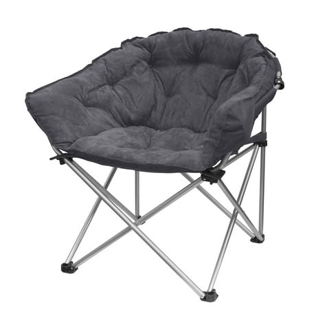 Urban Shop Ultra Suede Club Chair, Grey