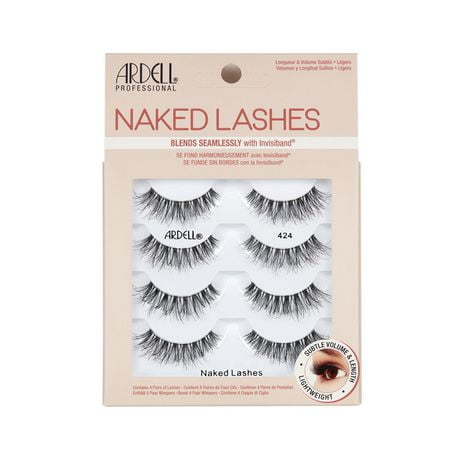 Ardell - Multipack Naked Lashes 424 - 4 Paires Cils nus 424