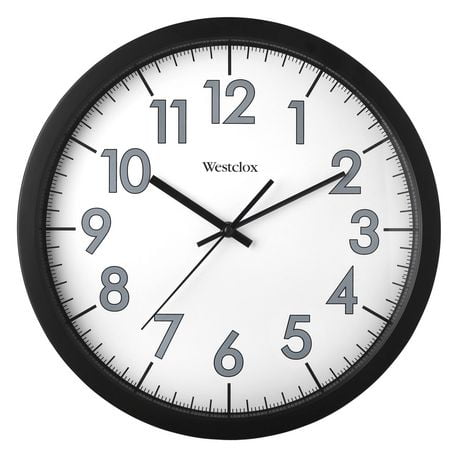 Westclox Horloge Murale Commerciale de 13.75 Po 32067CN Horloge Murale Commerciale