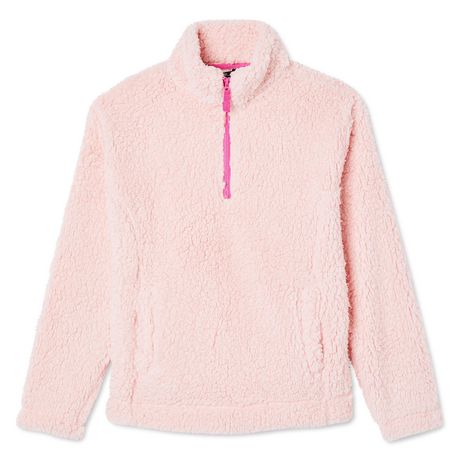 George Girls' Quarter-Zip Sherpa Top | Walmart Canada