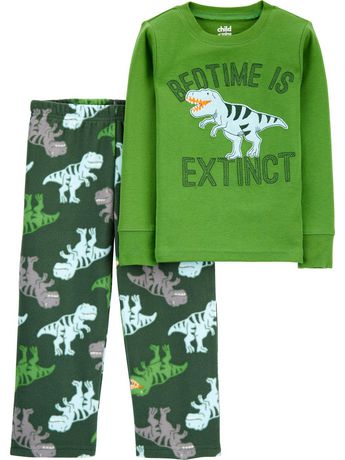 Child of Mine made by Carter's Boys' 2-piece Fleece Pajama - Dino ...