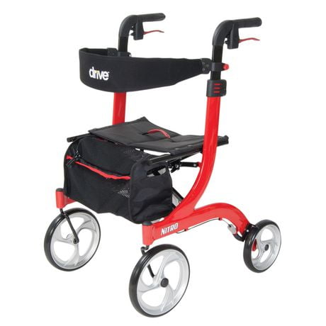 Drive Medical Nitro Euro Style Rollator Rolling Walker | Walmart Canada