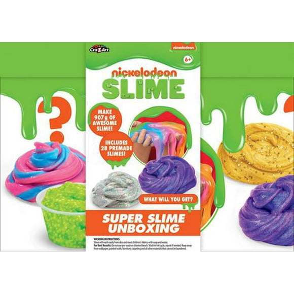 Nickelodeon Super Slime Unboxing. Pre-Made Slime