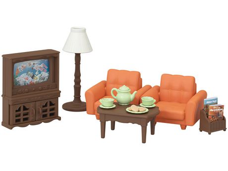 Calico Critters Lounging Living Room Set, Complete Furniture Set ...