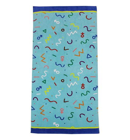 MAINSTAYS PRINTED BEACH TOWEL Walmart Ca   6000205882284 