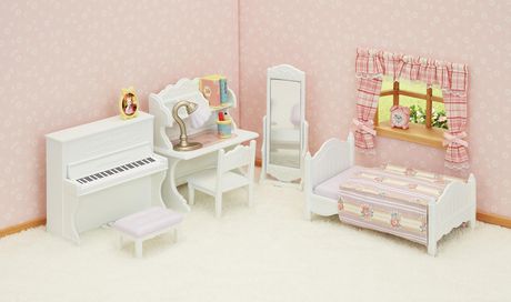 Sylvanian Families Calico Critters Girls Bedroom Furniture Set