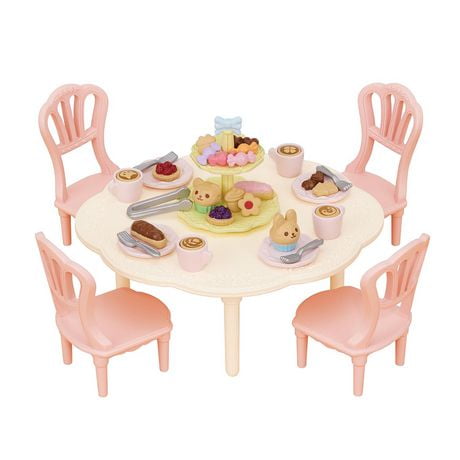 Calico Critters Sweets Party Set, Dollhouse Furniture and Accessories