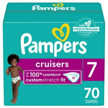 Pampers Cruisers Diapers, Size 3-7, 70-140CT