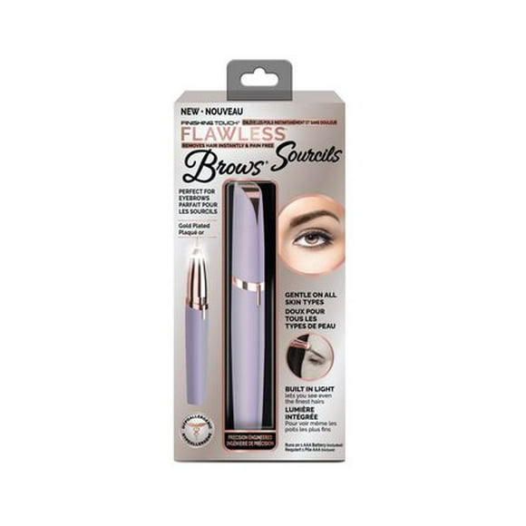 Finishing Touch Flawless Hair Remover for Eyebrows, Lavender, 1 Hair Remover Unit