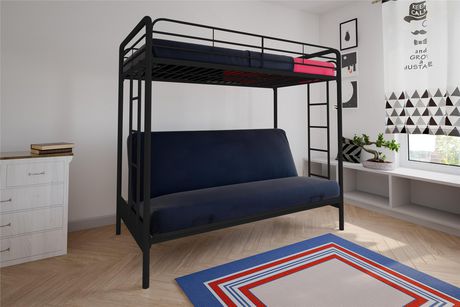 Dhp Twin Over Futon Bunk Bed With, Eclipse Twin Over Full Futon Bunk Bed Assembly Instructions