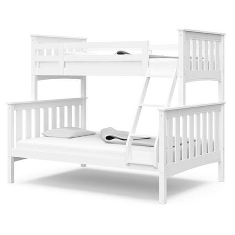 Noelle Twin Full Bunk Bed White Walmart Canada   6000206884665 