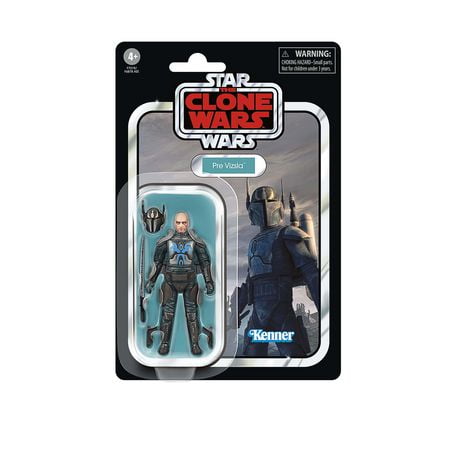 Star Wars The Vintage Collection Pre Vizsla, Star Wars: The Clone Wars 3.75-Inch Collectible Action Figures, Ages 4 and Up