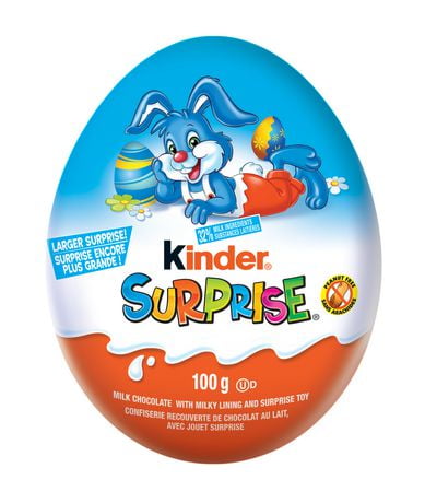 Ferrero Kinder Surprise Milk Chocolate with Milky Lining & Surprise Toy ...