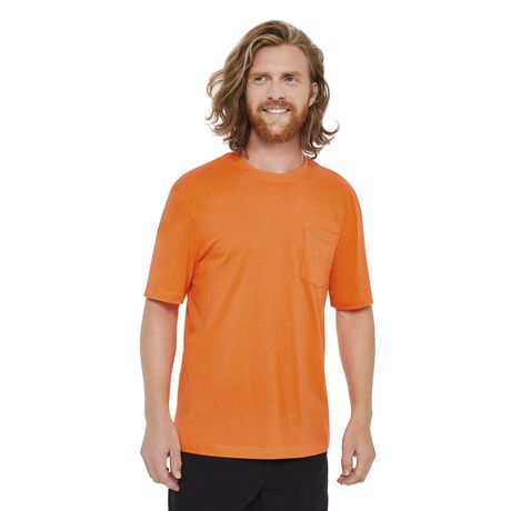 STAX Official T Shirt Mens Size Xl Short Sleeve Crew Neck Cotton Orange