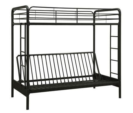Dhp Twin Over Futon Bunk Bed With, Dhp Twin Over Futon Metal Bunk Bed Instructions