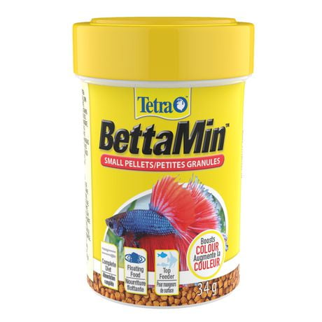 Tetra Betta Small Pellets Complete Fish Food, 34 g