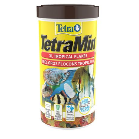 TetraMin XL Tropical Flakes Fish Food, 80 grams