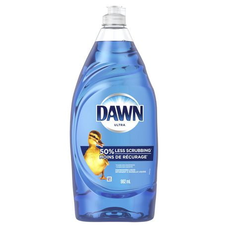 Dawn Ultra Dishwashing Liquid Dish Soap, Original Scent, 982ml
