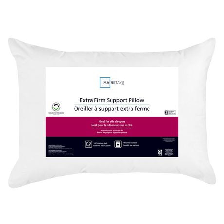 Mainstays Pillow, Mainstays Extra Firm Support Pillow