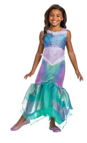 Disguise Live Action Little Mermaid Ariel Girls Costume Size Medium ...