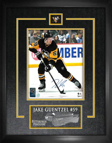 Outerstuff Youth Jake Guentzel Black Pittsburgh Penguins Player Name & Number T-Shirt Size: Extra Large