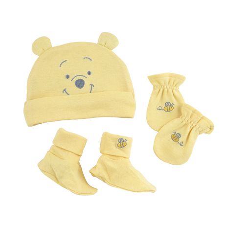 Disney Winnie the Pooh Collection - Cap, Booties and Mitts | Walmart Canada