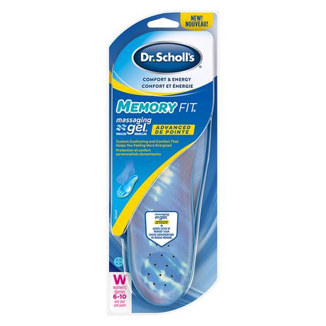 dr scholl's memory fit massaging gel insoles