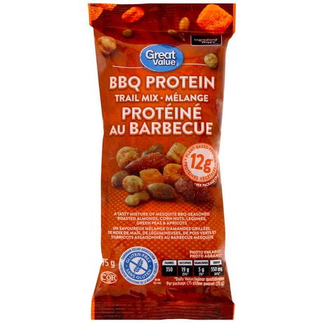 Great Value BBQ Protein Trail Mix, 75 g