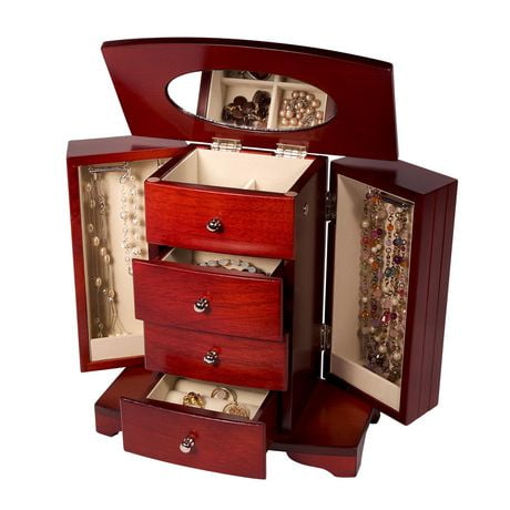 Mele and Co Elena Wooden Jewelry Box