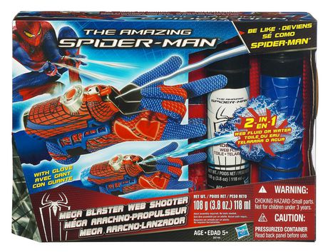Spider Man The Amazing Spider-Man Mega Blaster Web Shooter with Glove Set |  Walmart Canada