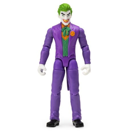 BATMAN, 4-Inch THE JOKER Action Figure with 3 Mystery Accessories ...