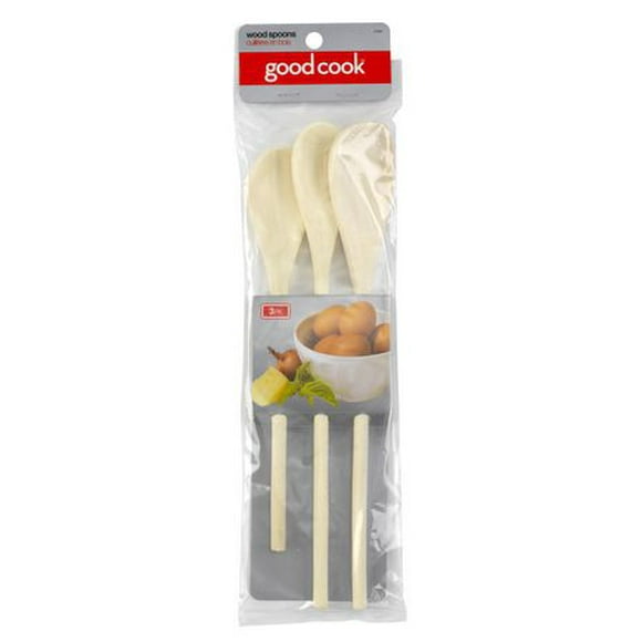 Goocook 3pcs Wooden Spoons