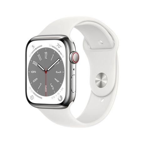 Apple Watch Series 8 + Cellular with stainless steel case