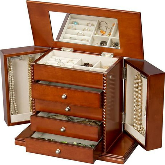 Mele and Co Sasha Wooden Jewelry Box