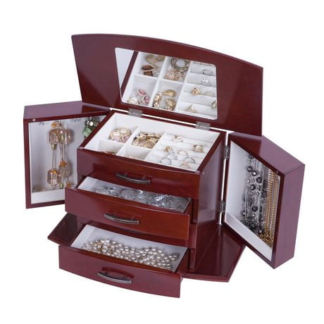 Mele and Co Sutton Wooden Jewelry Box