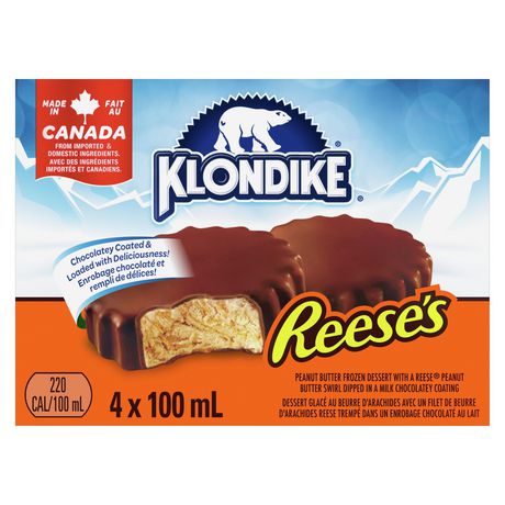 klondike reese bars frozen dessert ice cream