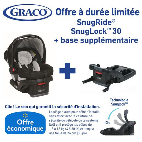Graco Snugride Snuglock 30 Infant Car Seat Bundle Canada - How To Install Graco Car Seat Base Snugride 30