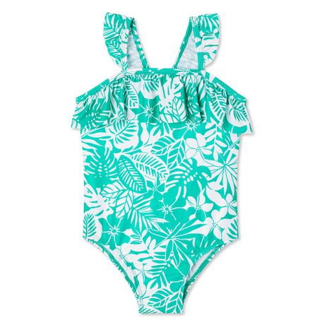 George Toddler Girls' Ruffle Swimsuit 1-Piece