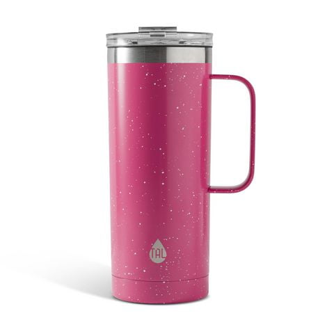 TAL Stainless Steel Mountaineer 20oz, Pink, water bottle