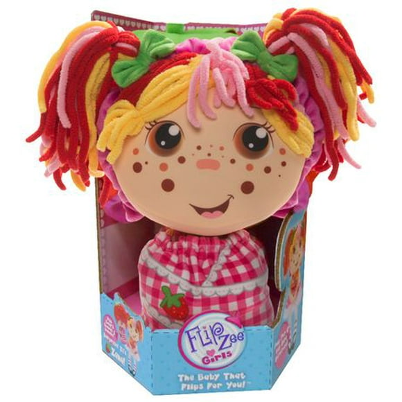 FlipZee Girl Zana Very Berry Strawberry Plush Toy
