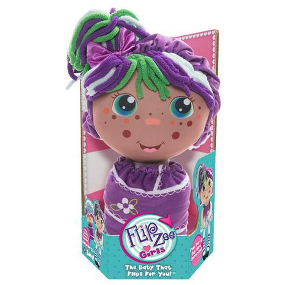FlipZee Girl Zara Happy Flower Plush Toy