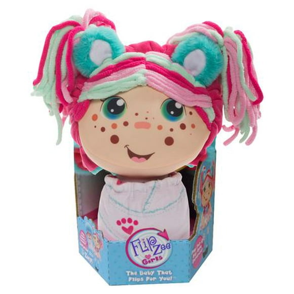 FlipZee Girl Zoey Snuggly Bear Plush Toy