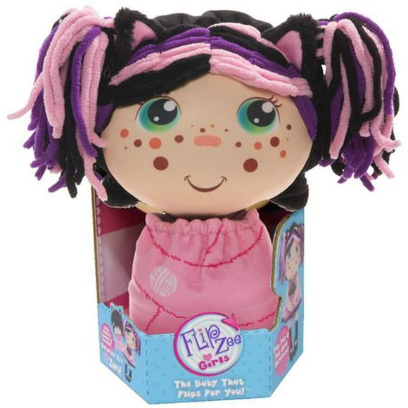 FlipZee Girl Zuri Kitty CAT Plush Toy