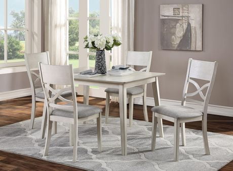 Topline Home Furnishings 5-piece White Dinette Set | Walmart Canada