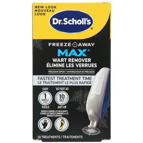 Dr. Scholl's Freeze Away Max élimine les verrues 10 traitements