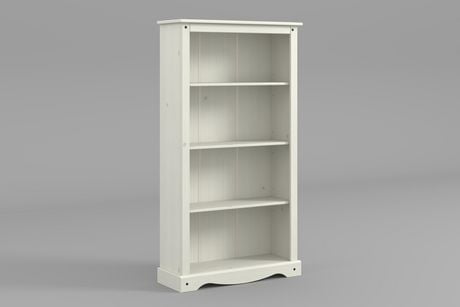 White Solid Wood Bookcase By Gateway Creations Inc Walmart Canada   6000205891158 