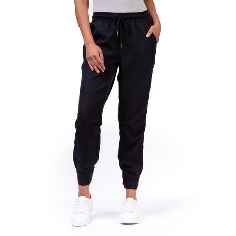 Jordache Women's Rib Knit Waistband Jogger | Walmart Canada