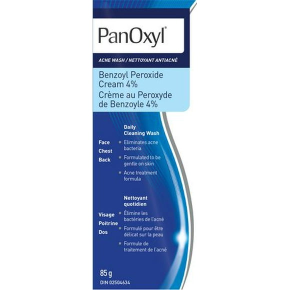 PanOxyl Creamy Acne Wash, 4% Benzoyl Peroxide, 85 g